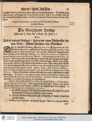 Die Vierzehende Predig