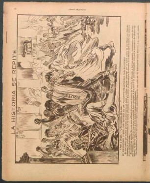 La historia se repite [Caricatura] : El emisionismo puede convertirse en un paliativo traicionero para el pueblo