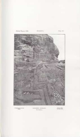 Plate IX. Sígiriya. Northern Approach. To Gallery
