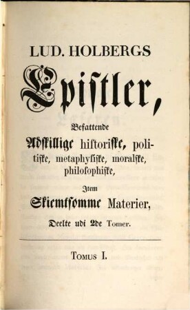 Epistler : Udgivne med oplysende Anmärkninger af Chr. Bruun, 1
