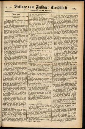 Zweite Ausgabe vom Donnerstag, den 14. September 1899.