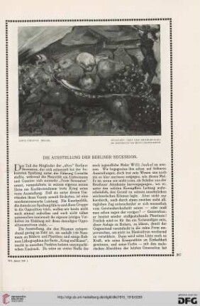 Die Ausstellung der Berliner Secession