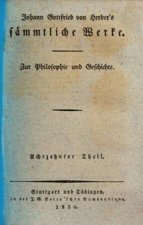 Johann Gottfried von Herder's Kalligone : 1800, 1