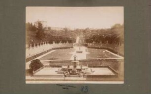 Giardino di Boboli (Palazzo Pitti), Florenz: Ansicht des Theaters mit Brunnen