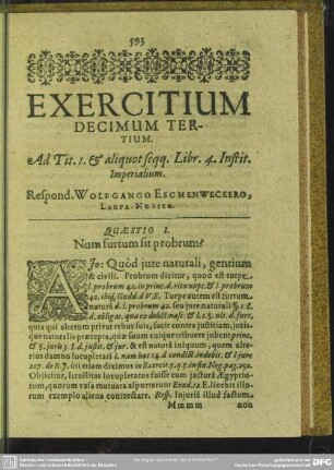 Exercitium Decimum Tertium