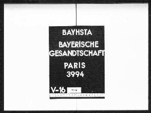 Eine Sammlung in Bayern für die Schwestern der Gesellschaft Jesus im Tempel in Montsurs, Departement Mayenne