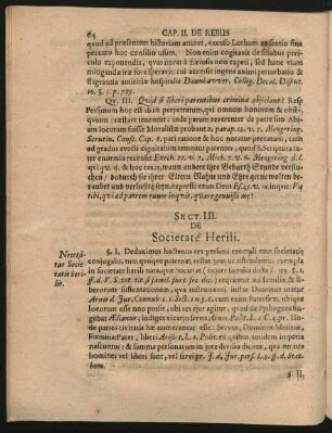 Sect. III. De Societate Herili.
