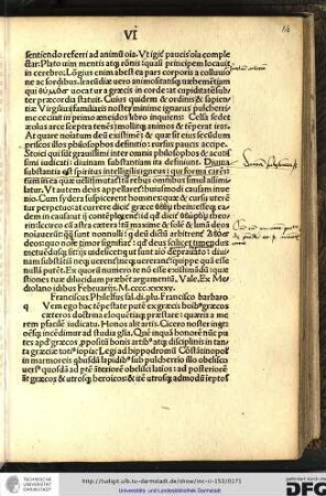 [Q]uem ego hac tempestate putem ex graecis hominibus graecos caeteros doctrina eloquentiaque praestare...
