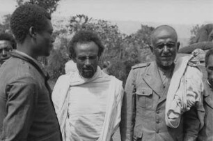 Oberhäupter der Amhara : Treffen einiger Anführer der Amhara in Banco.
