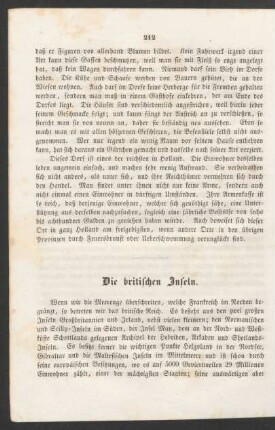 Die britischen Inseln.
