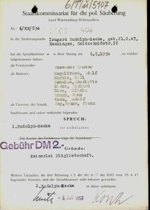 Rudolph-Recke, Irmgard