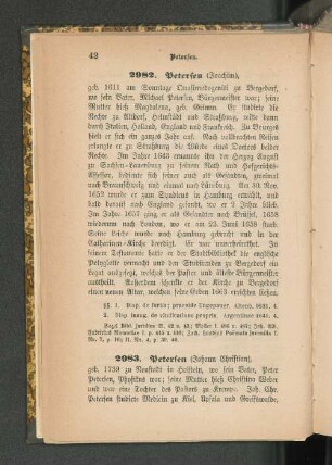 2983. Petersen (Johann Christian)
