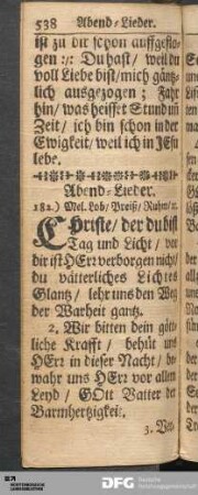 Abend-Lieder.
