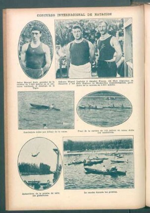 Concurso Internacional de Natación - [Ilustración]