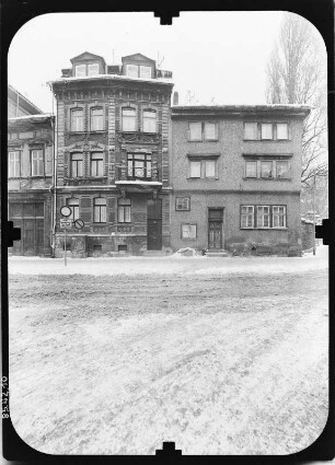 Arnstadt, Zimmerstraße 18/20. Wohnhäuser. Straßenfront