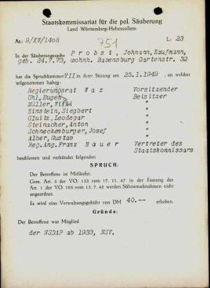 Probst, Johann
