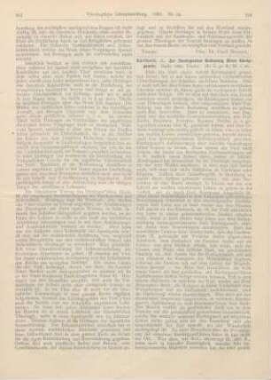 594-595 [Rezension] Bärthold, A., Zur theologischen Bedeutung Sören Kierkegaards