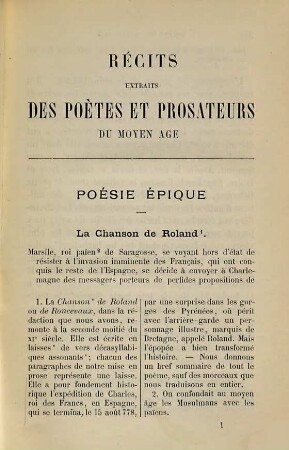 Récits extraits des Poètes et Prosateurs du Moyen Age mis en Français Moderne