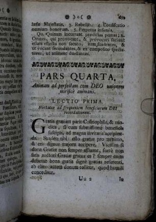 Lectio Prima. - Lectio V.