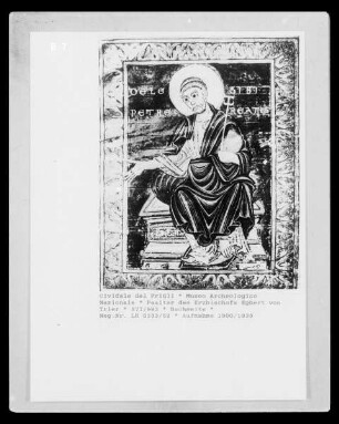 Psalter des Erzbischofs Egbert von Trier — Buchseite