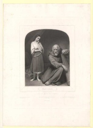 "Mignon et son père." Der Harfner und Mignon