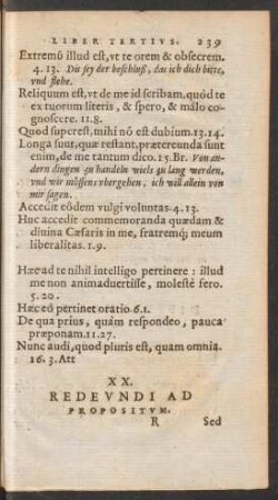 XX. Redeundi Ad Propositum.