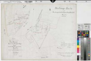 Coesfeld (Coesfeld), Rentengutsache Rosenberg-Coesfeld, Teilungskarte Coesfeld Ksp. Flur 3F u. 11