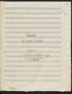 Ouvertüren; orch; c-Moll; MWV P 15; op.95