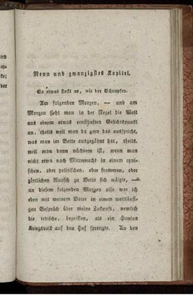 Neun und zwanzigstes Kapitel