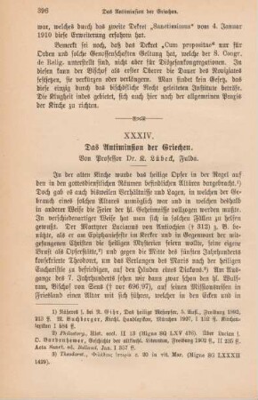 396-415 Die Antiminsion der Griechen
