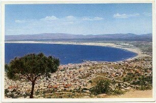 Haifa. Stadt und Buch. Berge Galiläas vom Karmel