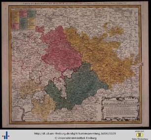 Geographische Abbildung des gantzen Umfangs der Marggrafschaft Meissen