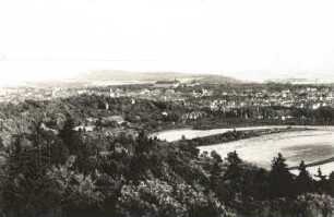 Gotha, Stadtansicht : Gotha. Ansicht der Stadt von Nordwesten