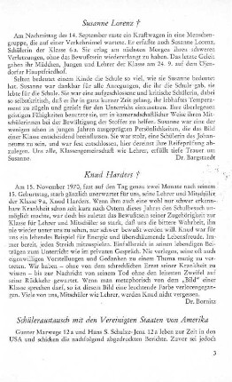 Schüleraustausch mit den Vereinigten Staaten von Amerika