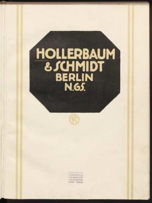 Hollerbaum & Schmidt, Berlin N. 65