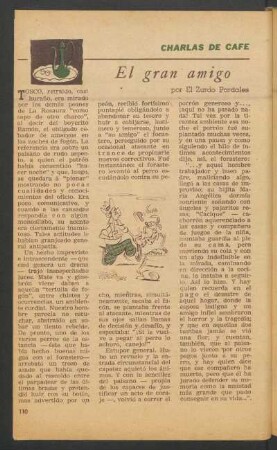 El gran amigo : Charlas de café