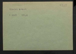 Eisele, Albert