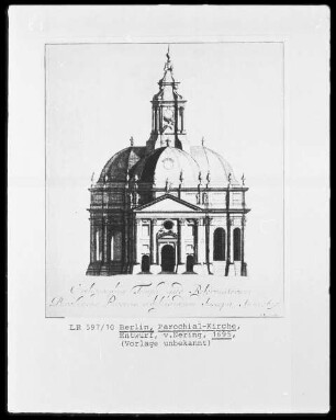 Entwurf für die Parochialkirche in Berlin