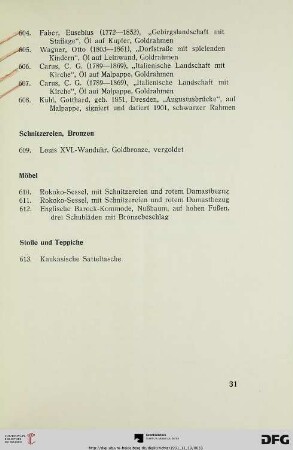 Schnitzereien (Nr. 609)