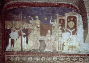 Freskenzyklus zur Vita des Heiligen Clemens — Überführung der Reliquien des Heiligen Clemens nach Rom