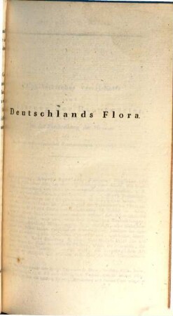 J. C. Röhlings Deutschlands Flora, 1,1