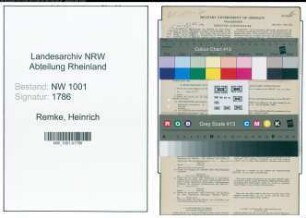 Entnazifizierung Heinrich Remke, geb. 04.02.1906 (Monteur)