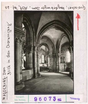 Magdeburg: Dom, Blick in den Chorumgang