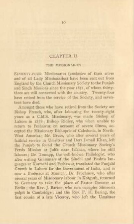 Chapter II. The missionaries