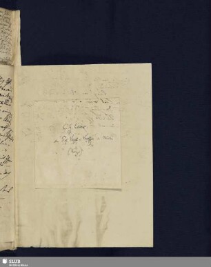 Nr. 115 (Anhang 1). Carus, Carl Gustav an Vogel von Vogelstein, Carl Christian