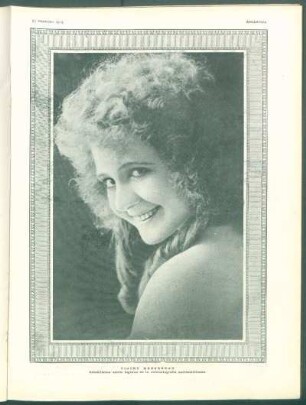 Violet Mersereau. - Notabilísima actriz ingenua de la cinematografía norteamericana.