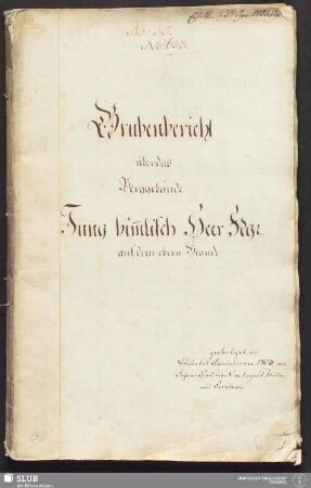 Grubenbericht über das Berggebäude Jung him̄lisch Heer Fdgr. auf dem obern Brande - 17.6540 4.