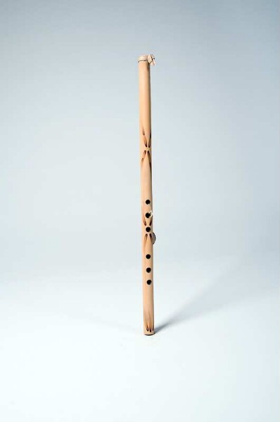 Open outer flute with finger holes