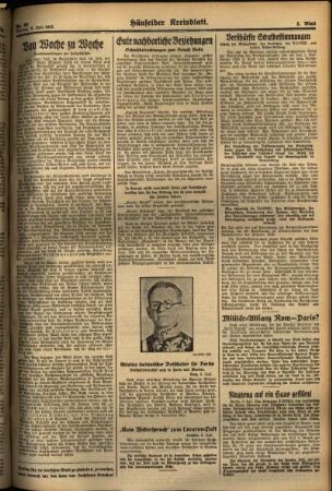 Zweite Ausgabe vom Montag, den 08. Juli 1935.
