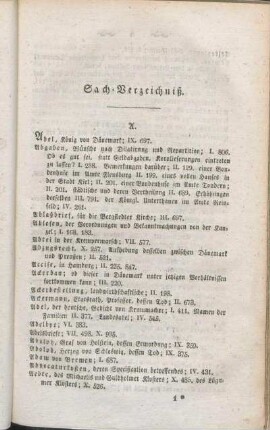 Sach-Verzeichniß.